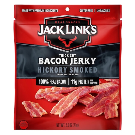 Jack Links Jack Link's Hickory Smoked Bacon Jerky 2.5 oz Pegged 10000017288